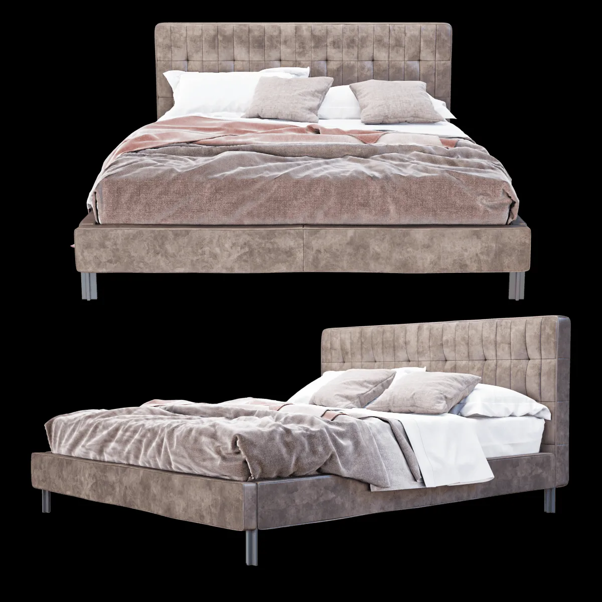 furniture – Molteni Anton bed 3ds Max