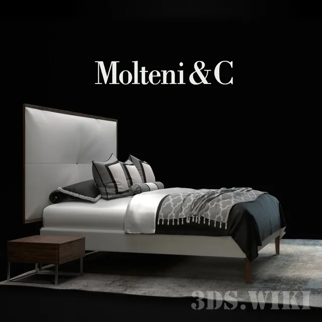 furniture – Molteni & C Sweetdreams bed 3ds Max