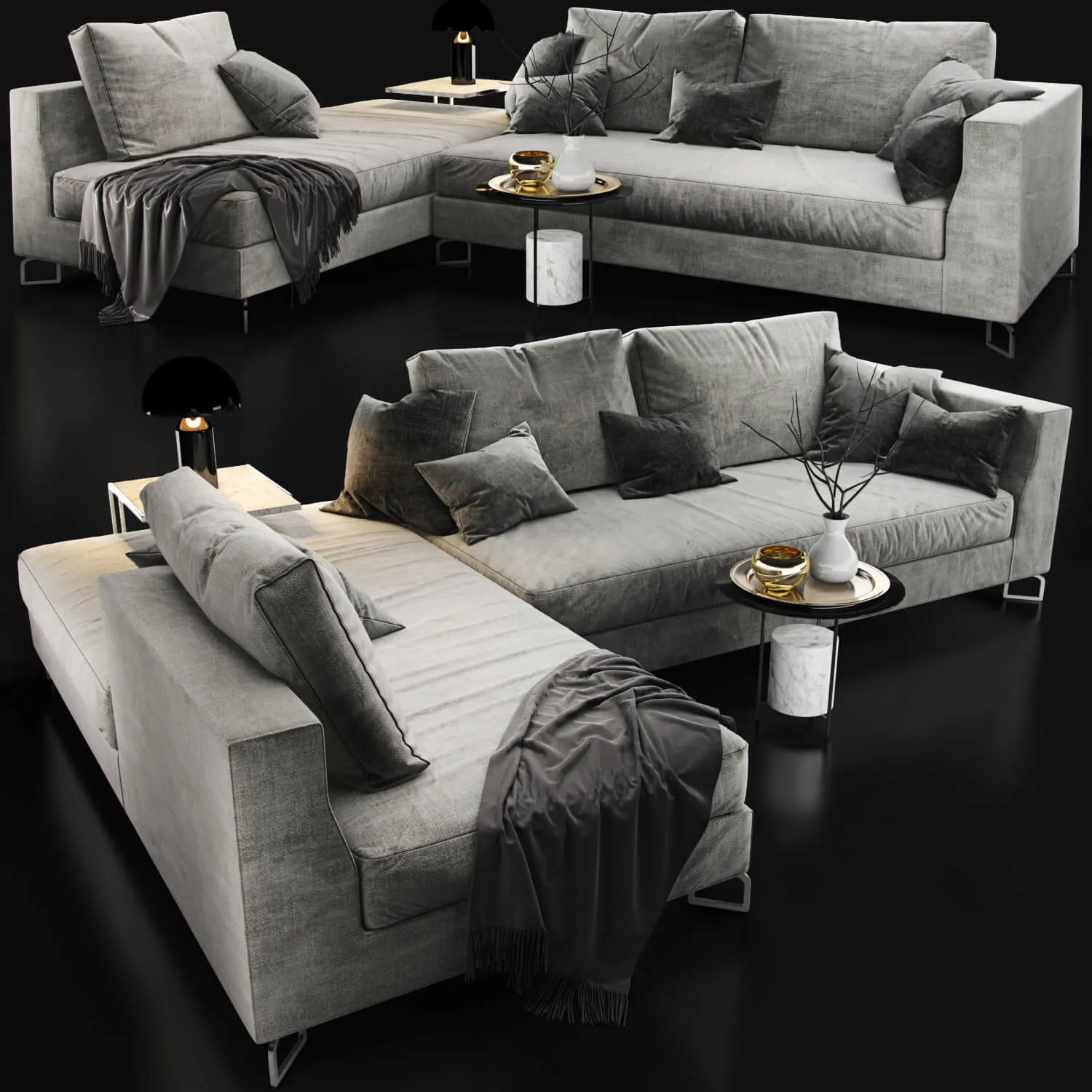 furniture – Molteni Sofa 3ds Max