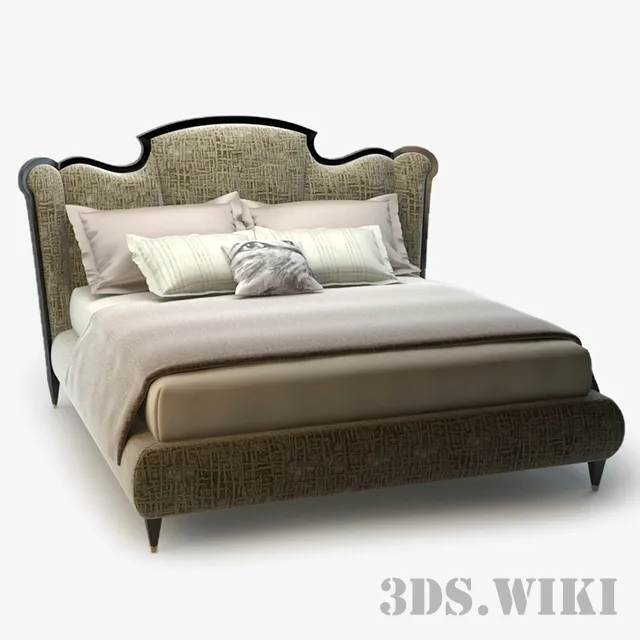 furniture – MONTMARTRE bed from Bizzotto 3ds Max
