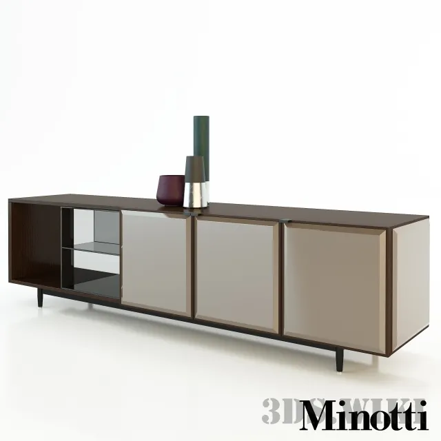 furniture – Morrison by Minotti Console 3ds Max