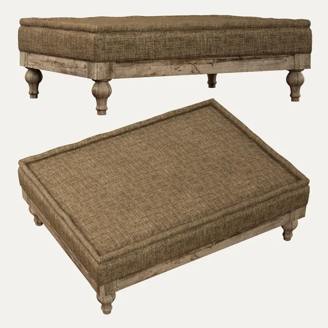 furniture – Napoleonic ottoman 3ds Max