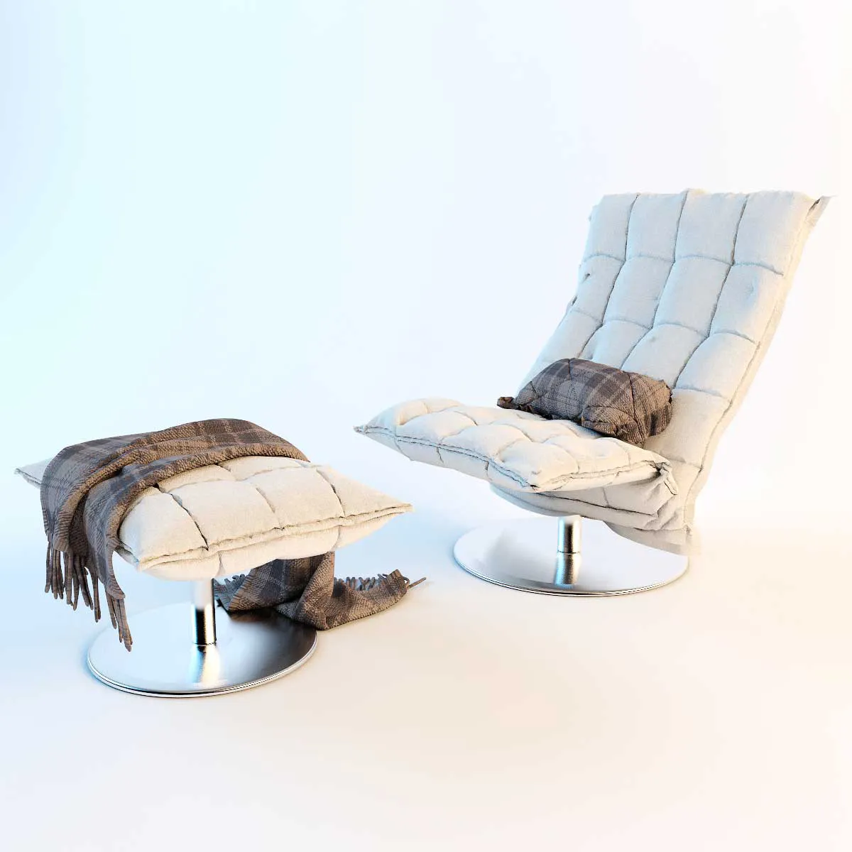 furniture – Narrow swivel armchair 3ds Max