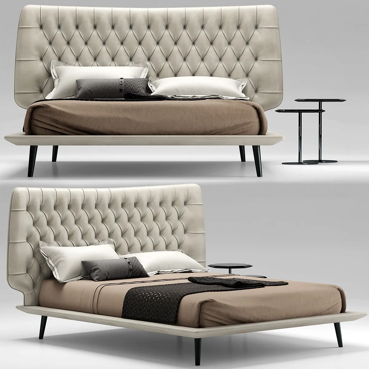 furniture – Natuzzi Dolce Vita bed 3ds Max