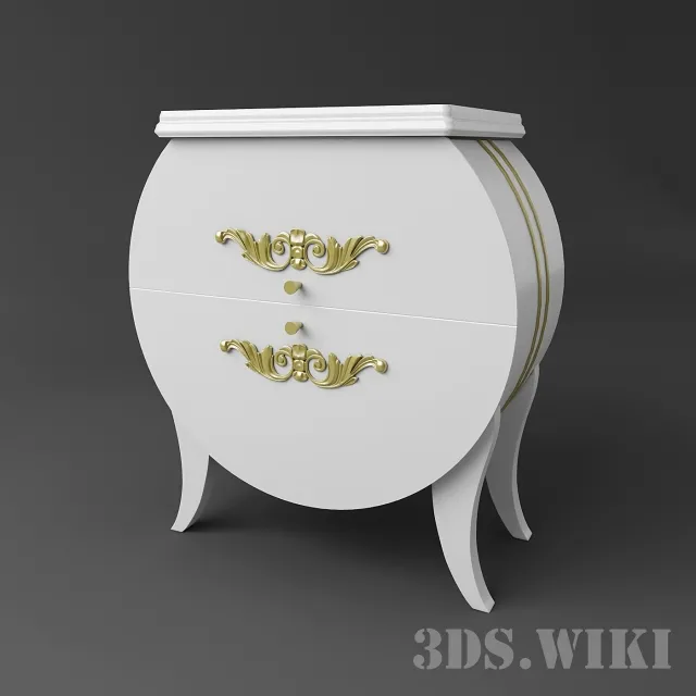furniture – Nightstand 3ds Max