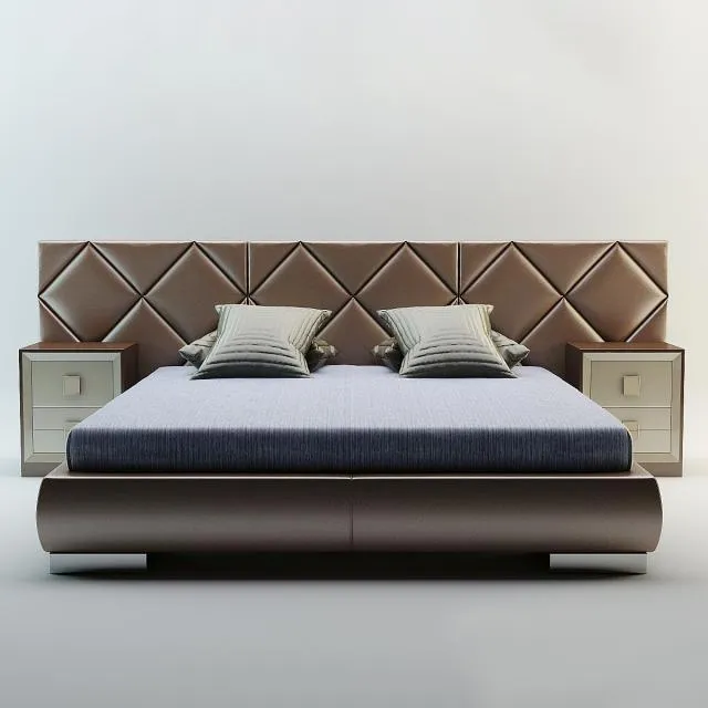 furniture – Noir bed 3ds Max