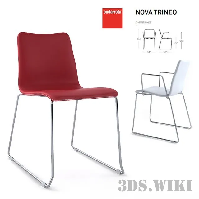 furniture – Nova Trineo chair 3ds Max