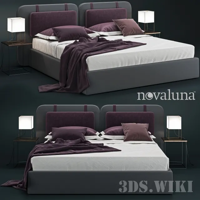 furniture – Novaluna SOUND bed 3ds Max