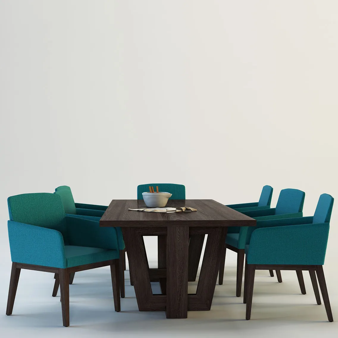 furniture – Novamobili Adam & Candy table + chair 05 3ds Max