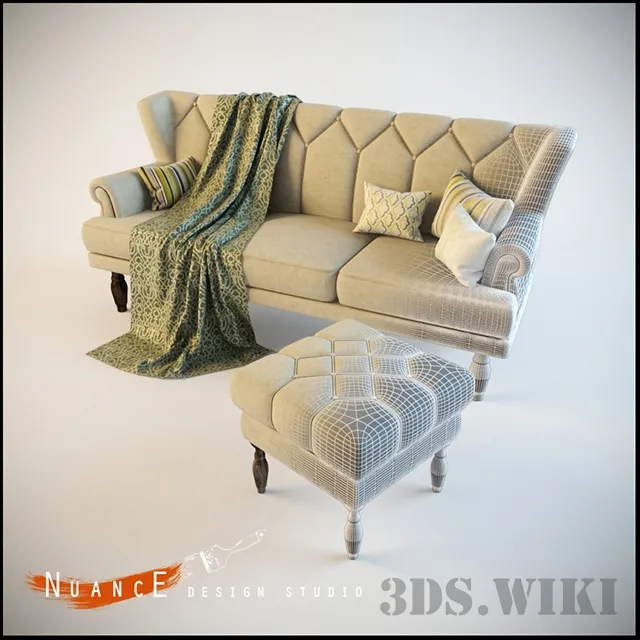 furniture – Nuance sofa 3ds Max