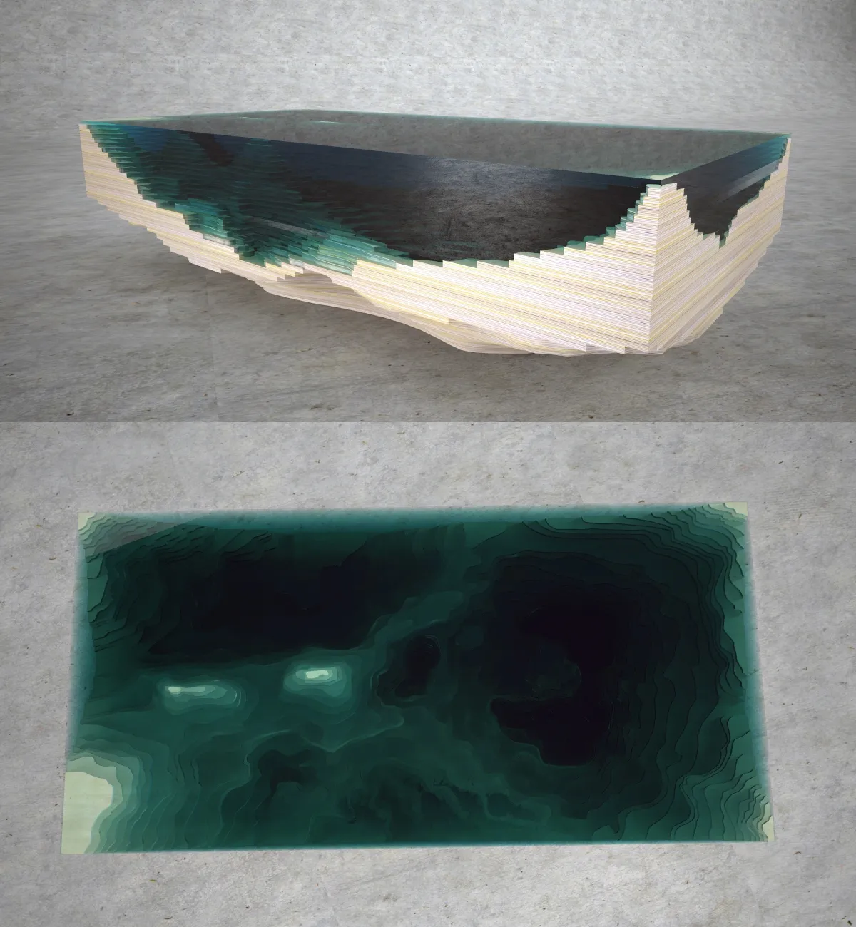 furniture – Ocean table 001 3ds Max