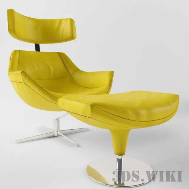 furniture – ocher office chair 3ds Max