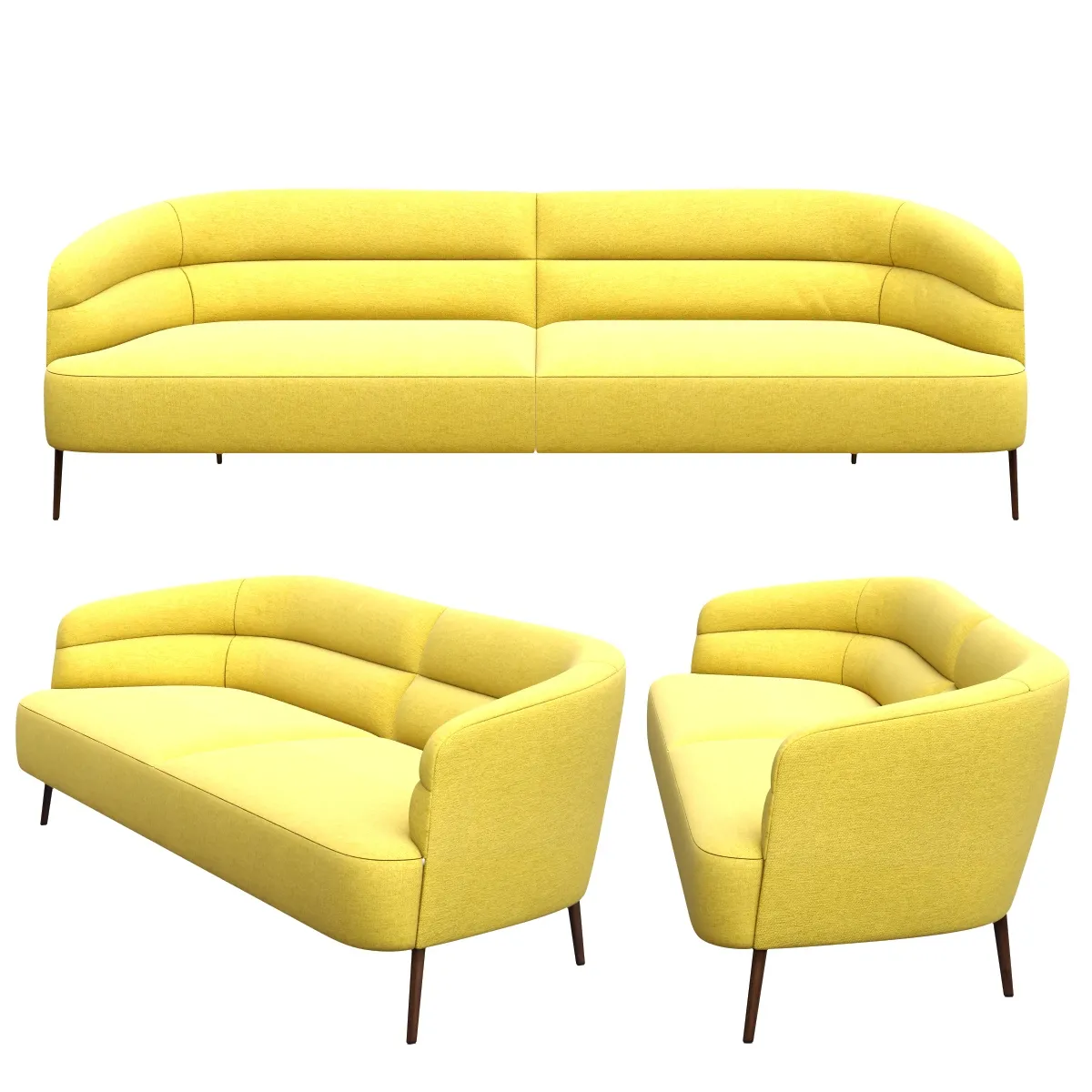 furniture – Odeon sofa 3ds Max