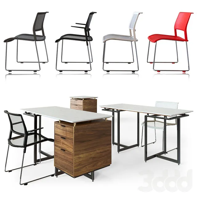 FURNITURE – OFFICE FURNITURE – 3D MODELS – 3DS MAX – FREE DOWNLOAD – 8407