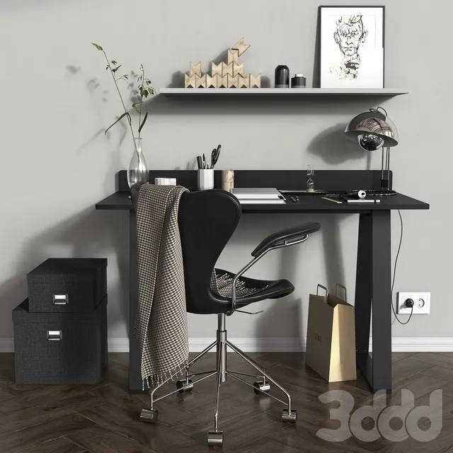 FURNITURE – OFFICE FURNITURE – 3D MODELS – 3DS MAX – FREE DOWNLOAD – 8714