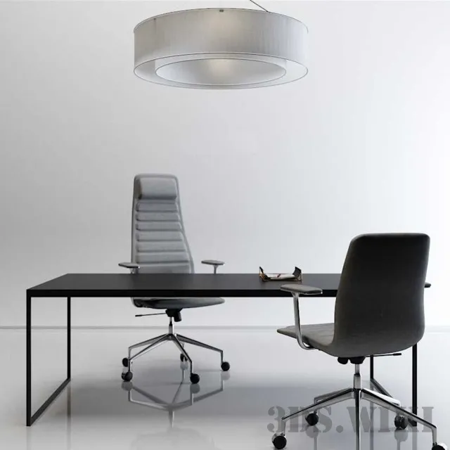 furniture – Office furniture set 3ds Max