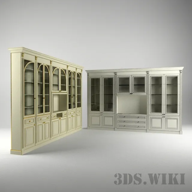 furniture – Old Classic Cabinets 3ds Max