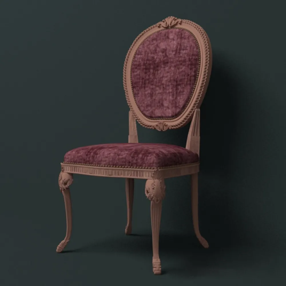 furniture – Old classic chair 3ds Max
