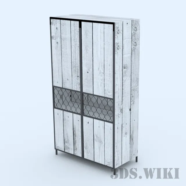 furniture – Old Wardrobe 3ds Max
