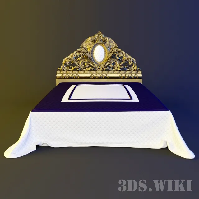 furniture – Opulence bed from Cappelletti factory 3ds Max