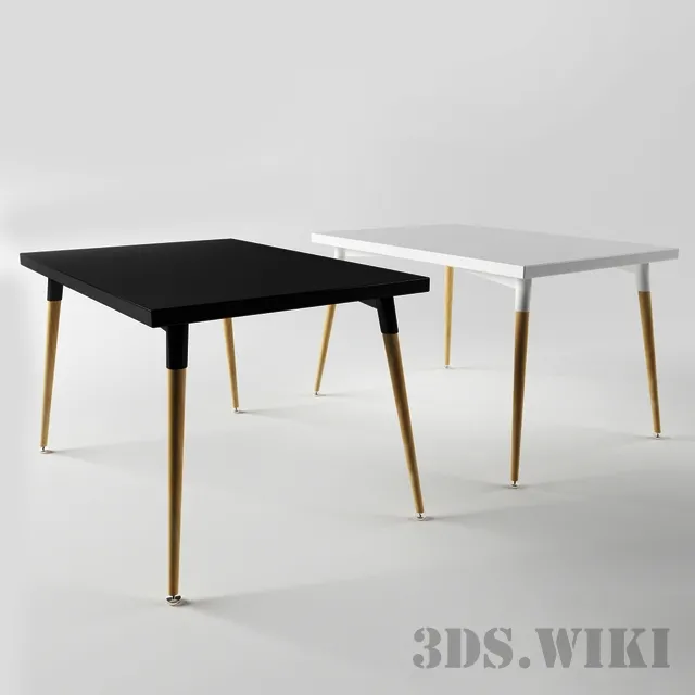 furniture – Oslo Rectangle table 3ds Max