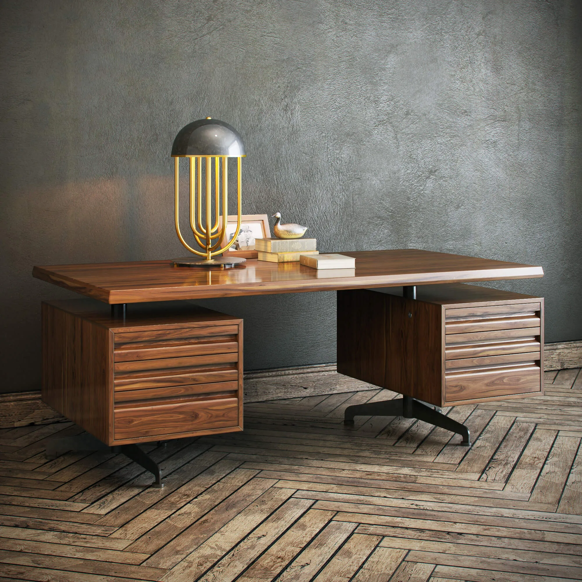 furniture – Osvaldo Borsani chest of drawer 3ds Max