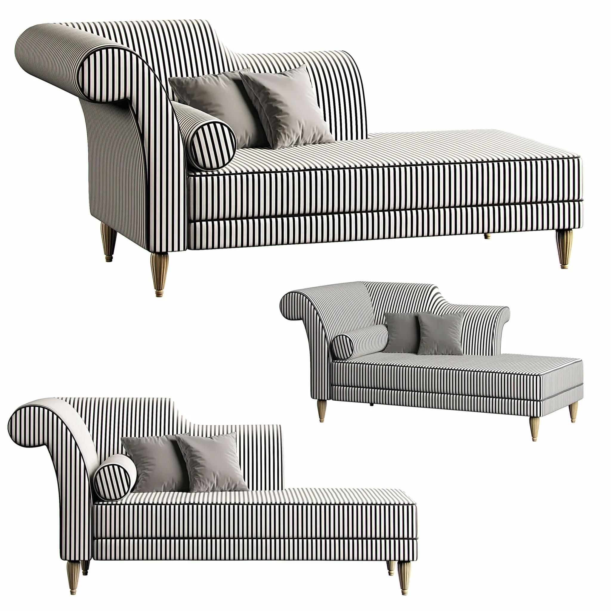 furniture – Ottoman Corsica sofa 1 3ds Max