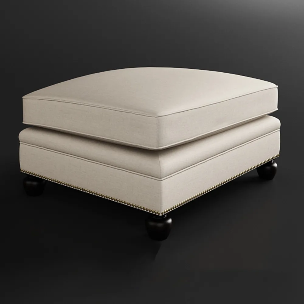 furniture – Ottoman/ puff chair EDWARDIAN by EJ Victor 3ds Max