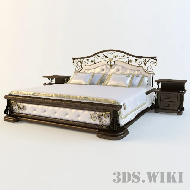 furniture – Pan Star bed 3ds Max