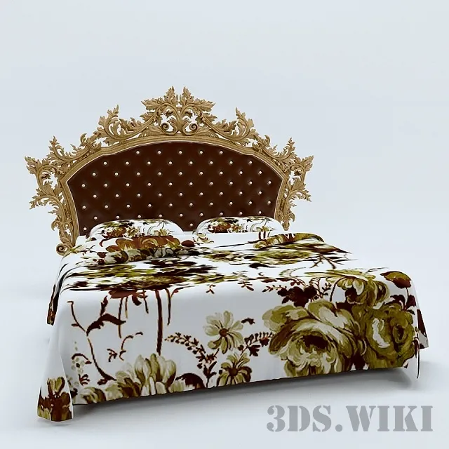 furniture – Paolo Lucchetta bed 3ds Max