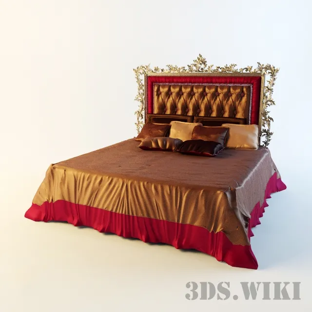 furniture – Paolo Lucchetta Valentino bed 3ds Max