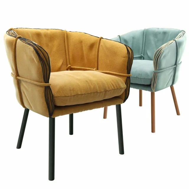 furniture – PARCHMENT Kenneth Cobonpue armchair 3ds Max