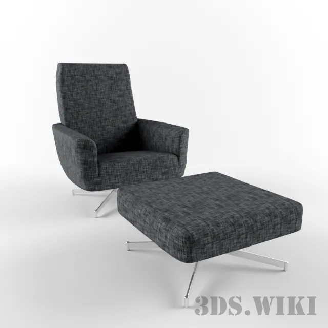 furniture – Parker Knoll armchair 3ds Max
