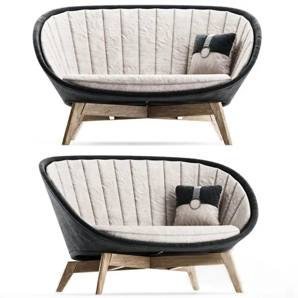 furniture – Peacock Sofa Cane Line 3ds Max