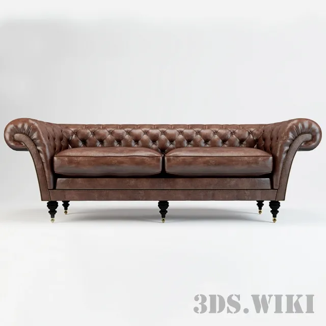 furniture – Philip Stanhope Sofa Chesterfield 3ds Max