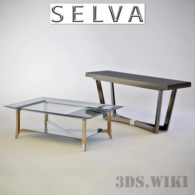 furniture – Philipp Selva Home Tables # 3057 & # 4057 3ds Max