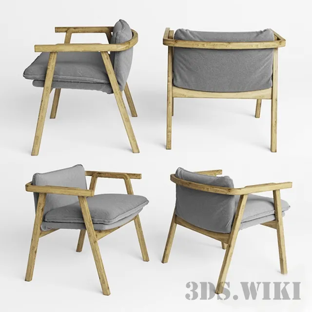 furniture – Pickup Sticks armchair 03 3ds Max