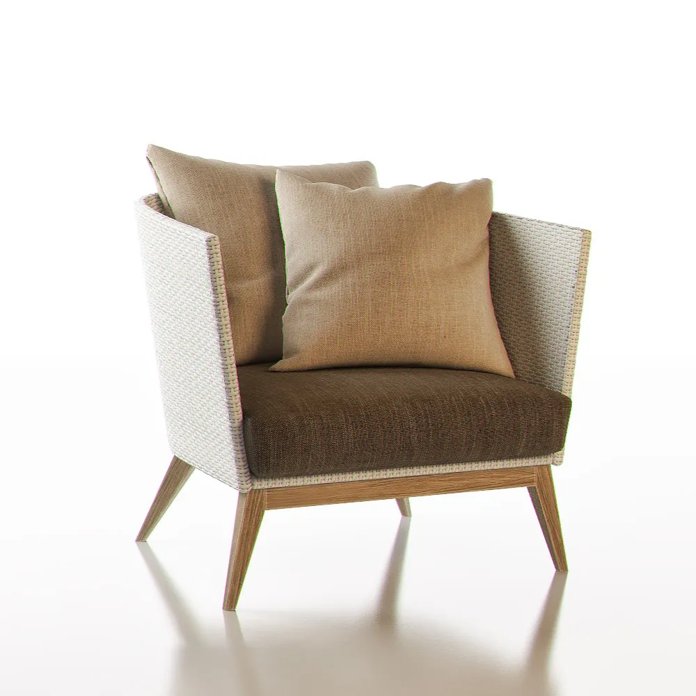 furniture – Point Arc Outdoor armchair 1 3ds Max