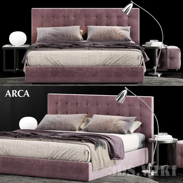 furniture – Poliform Arca Bed 3D model 3ds Max