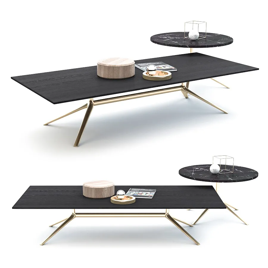 furniture – Poliform Mondrian coffee table 08 3ds Max