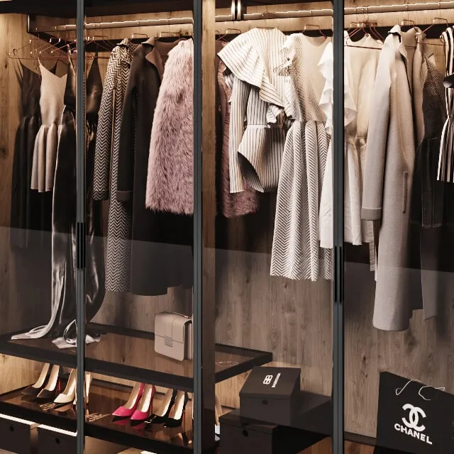 furniture – Poliform wardrobe 2 3ds Max