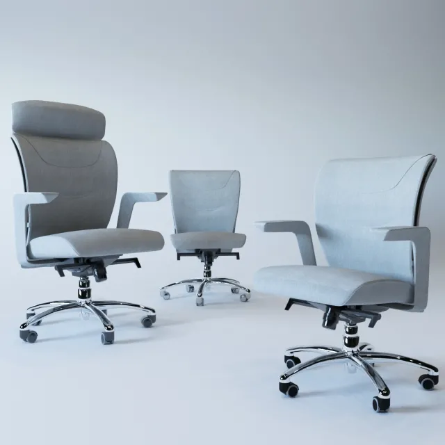 furniture – Poltrona Frau Brief chairs: President Executive Managerial Meeting 3ds Max