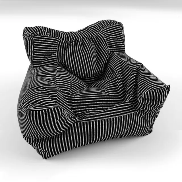 furniture – Poof chair 6 3ds Max