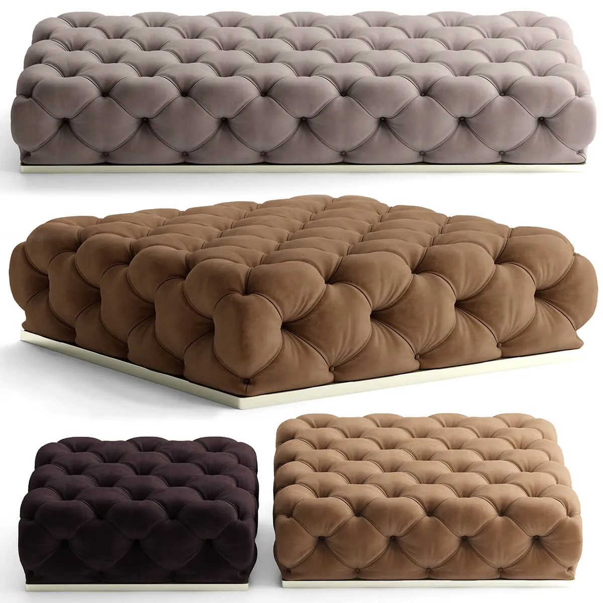 furniture – Poof Vittoria Frigerio Caracciolo 3ds Max