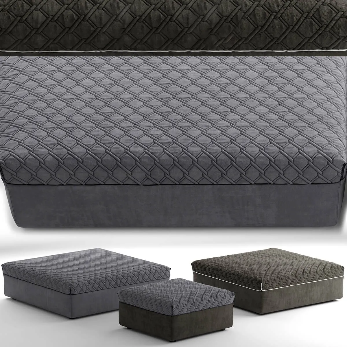 furniture – Poof vittoria frigerio Sforza 3ds Max