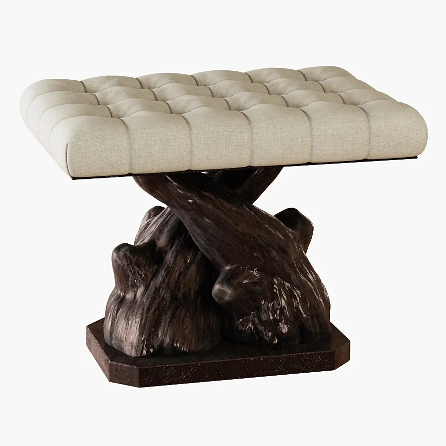 furniture – Pouf Boiserie 3ds Max