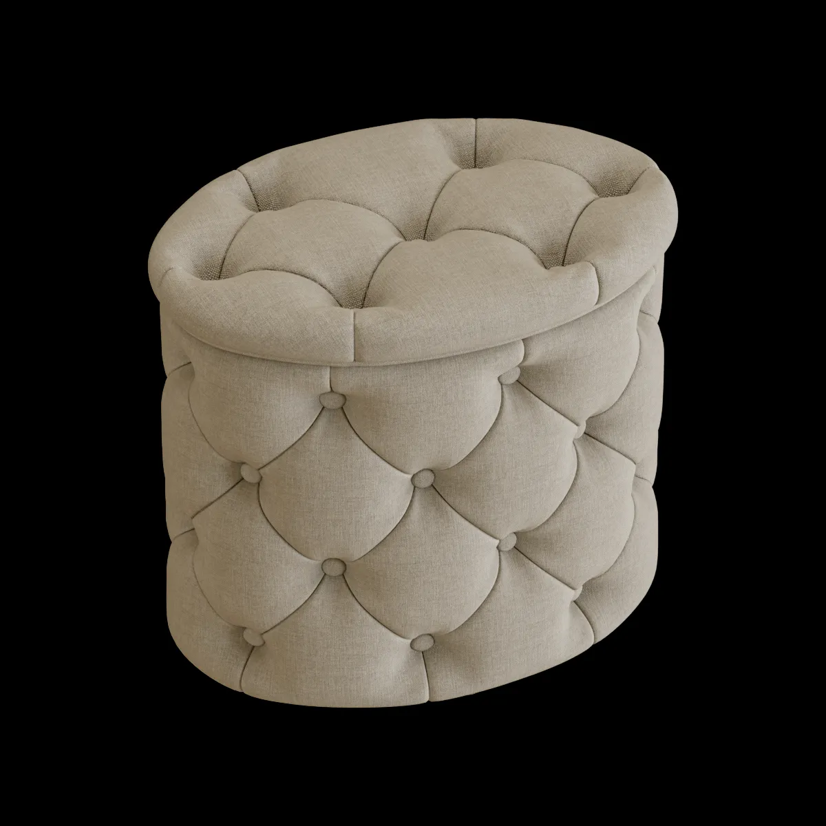 furniture – Pouf Gabrielli 5 3ds Max