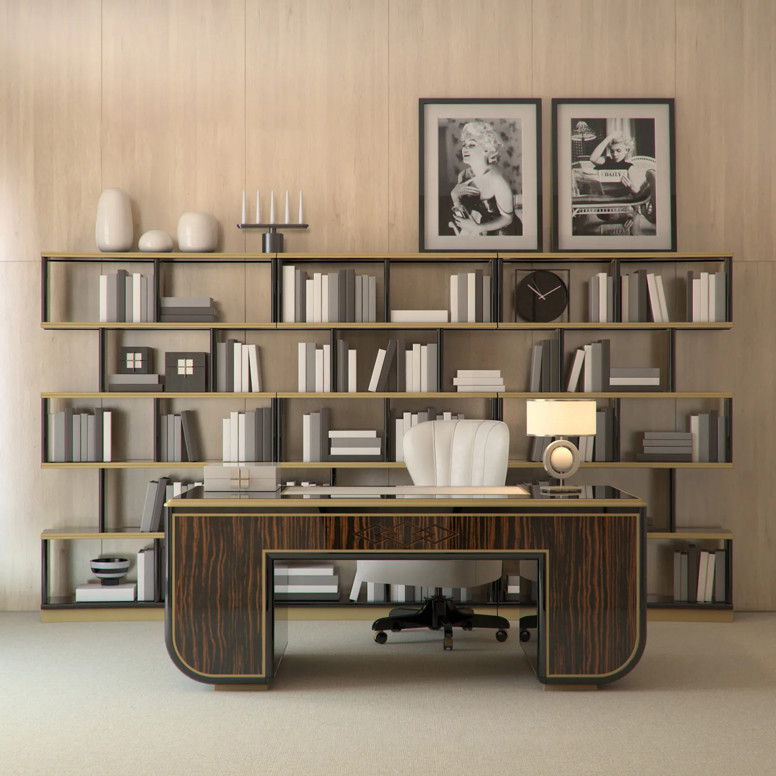 furniture – Pregno cabinet set 02 3ds Max