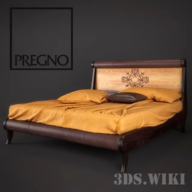 furniture – Pregno L63 bed 3ds Max