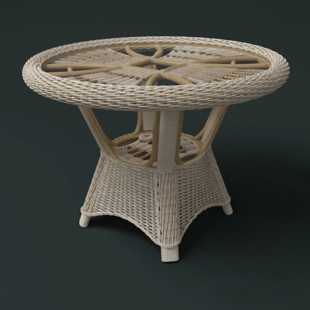 furniture – Rattan Table 3ds Max